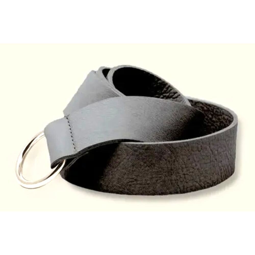 B-Low Women Belt New One Size Vegan Faux Leather Black Pebbled